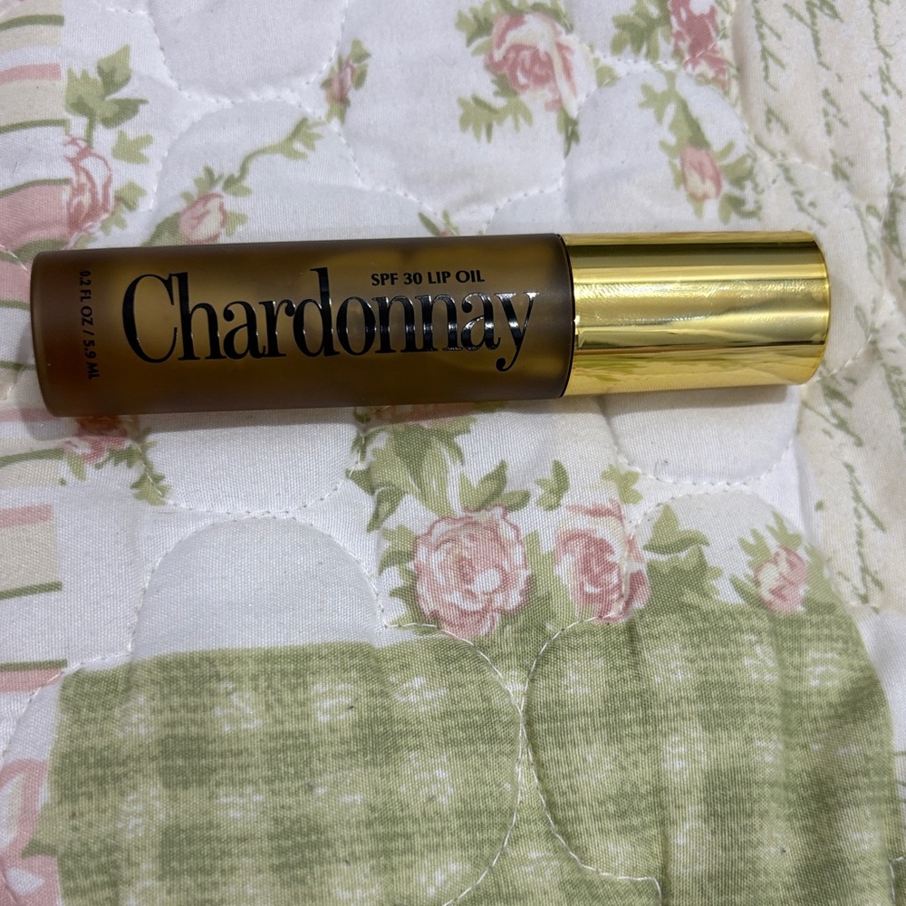 NEVER USED Chardonnay Lip Oil with Gold Cap